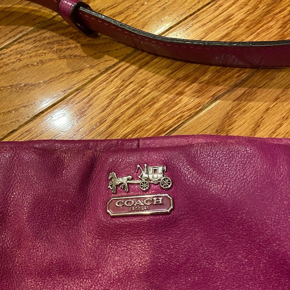 Coach purse. Pink. Hardware still looks nice. Lots of good use. - Picture 7 of 7